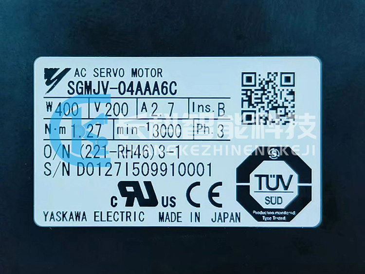 安川400W伺服電機SGMJV-04AAA6C